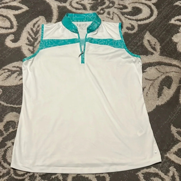 Izod Tops - Izod golf shirt  like new. Sleeveless. 1/4 zip. Size medium.